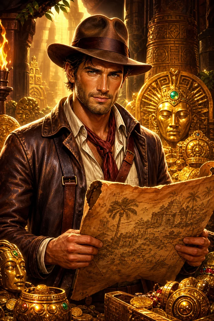 Abenteuerliche Schatzwelt als Symbol für Casinova Slots